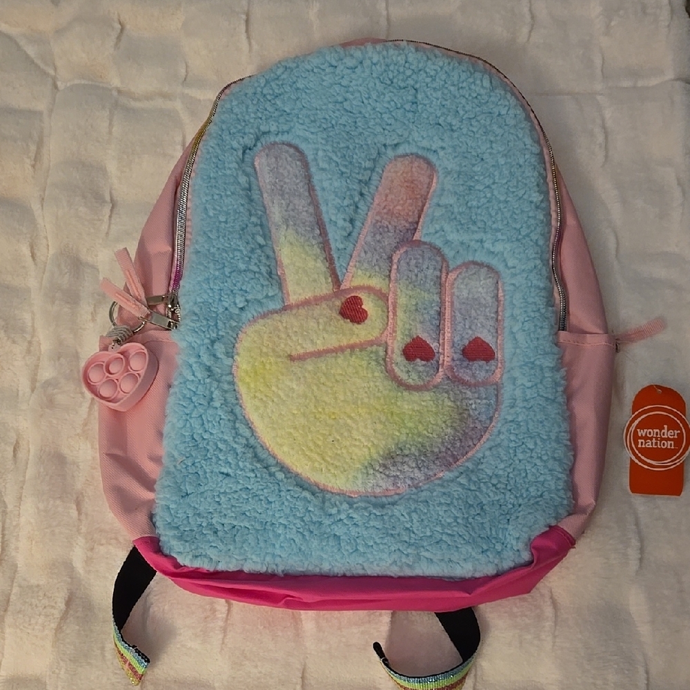 Wonder Nation Pink and Blue Backpack